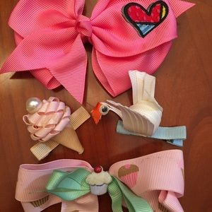 Girl’s hair bows set 2